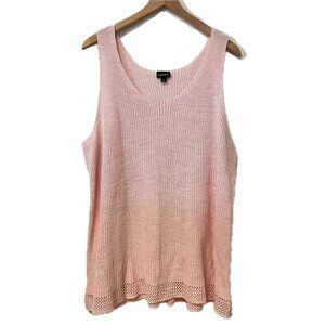 New Torrid Pink Knit Tank Top - Size 2X